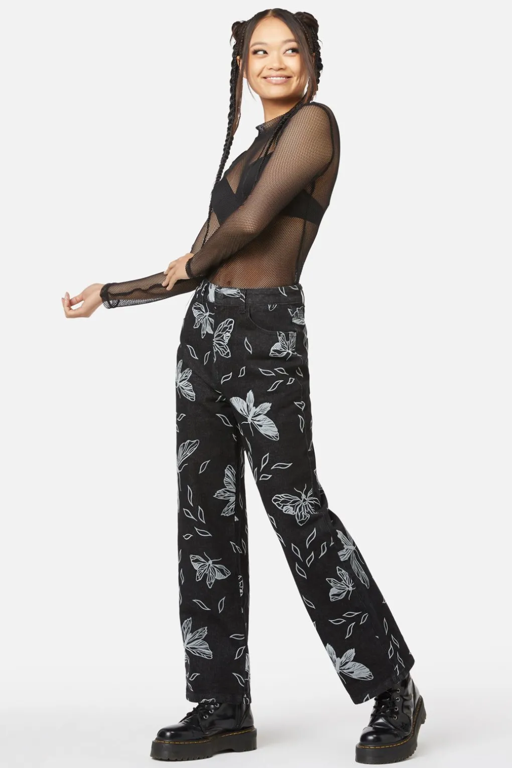 Larvae Flocked Pant