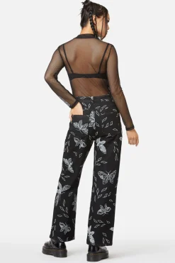 Larvae Flocked Pant