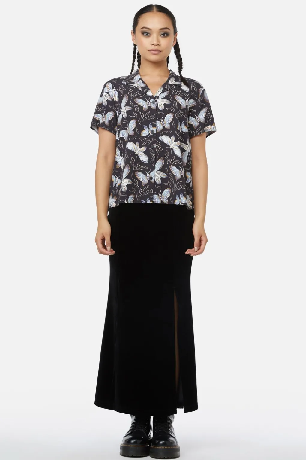 Larvae Print Blouse