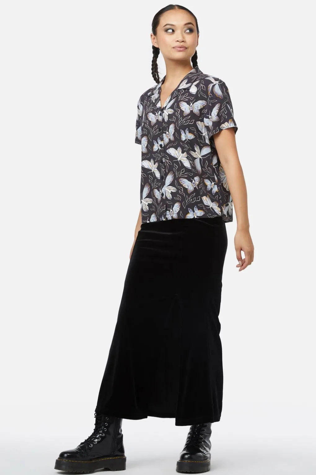 Larvae Print Blouse
