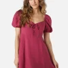 Leah Lace Up Dress