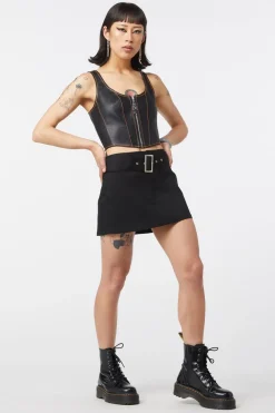 Mini Micro Belt Skirt