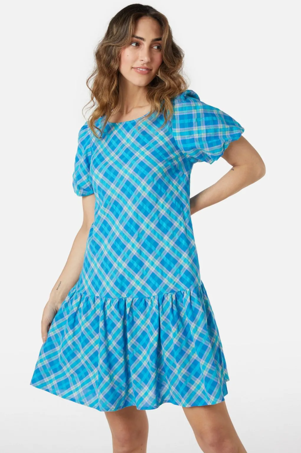 Miranda Check Mini Dress