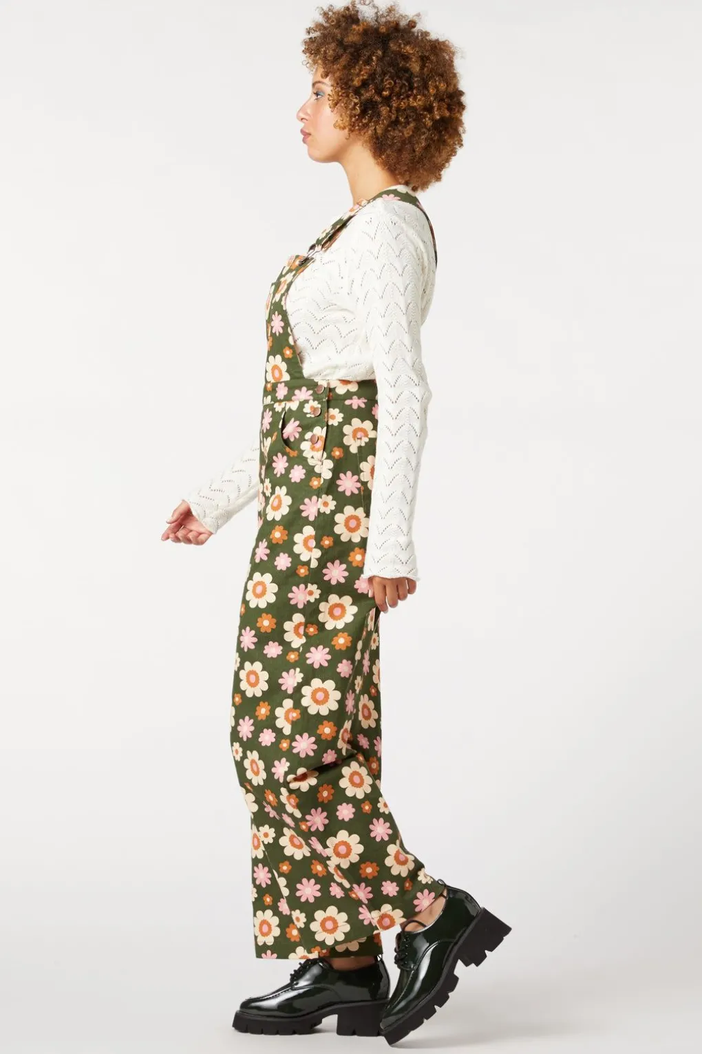 Miss 60'S Flower Overall