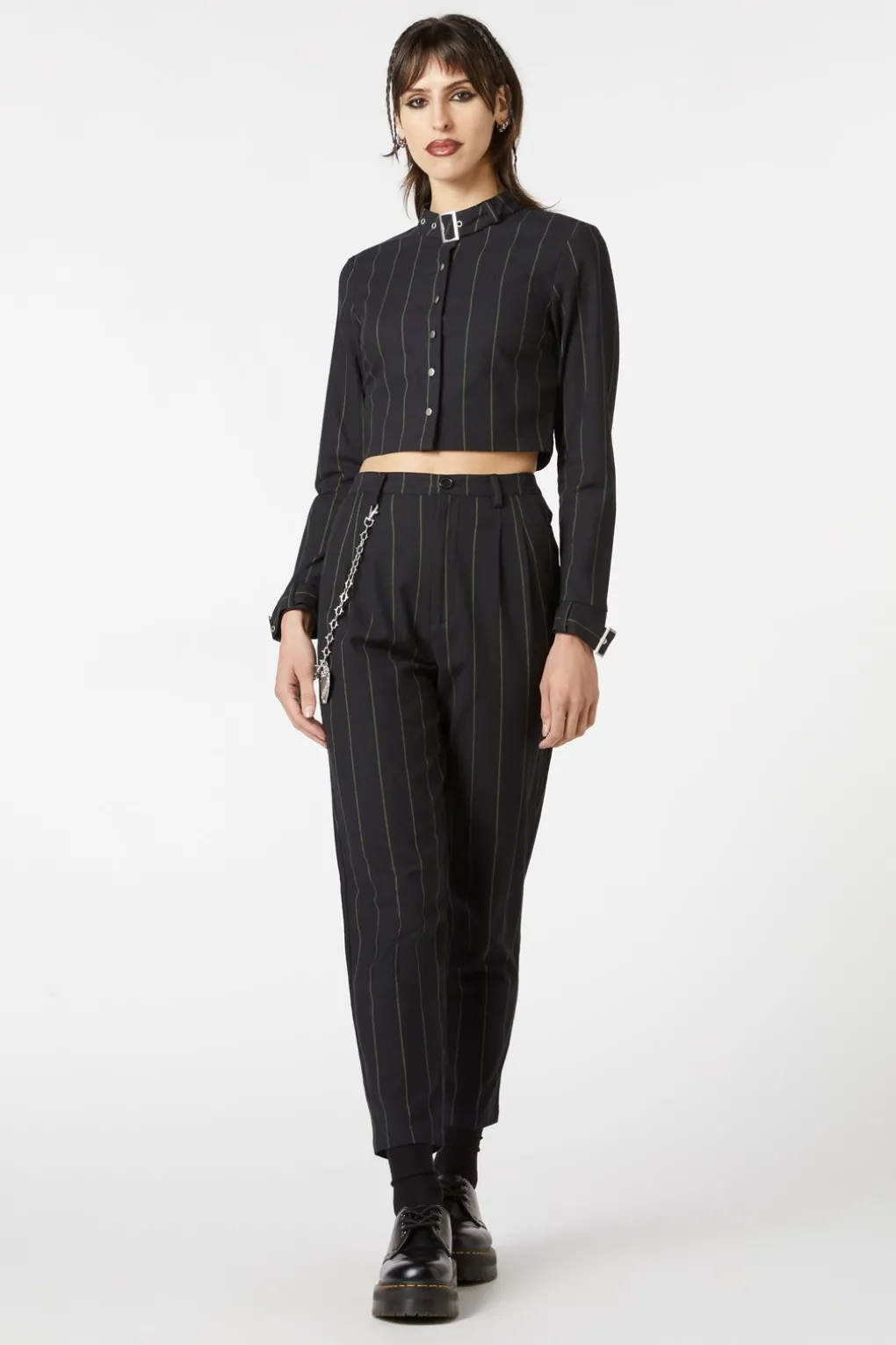 Mystery Pinstripe Blouse