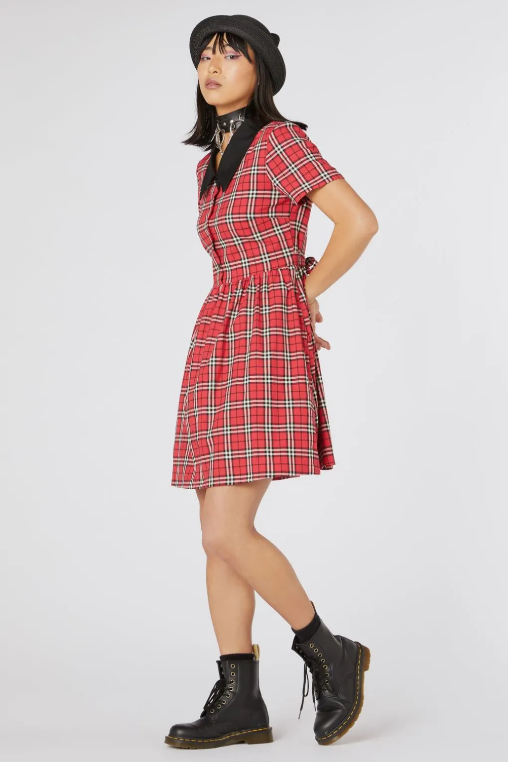 Nah Tartan Shirt Dress