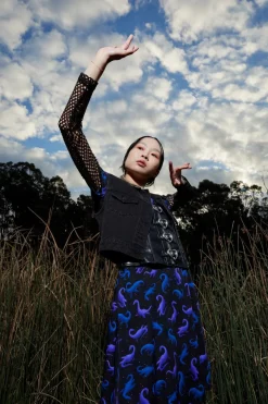 Nessie Print Dress