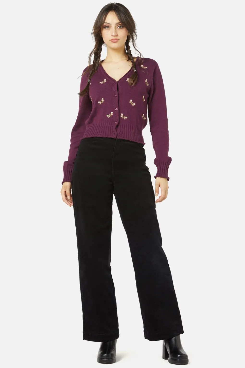 Nz Bee Emb Cardi