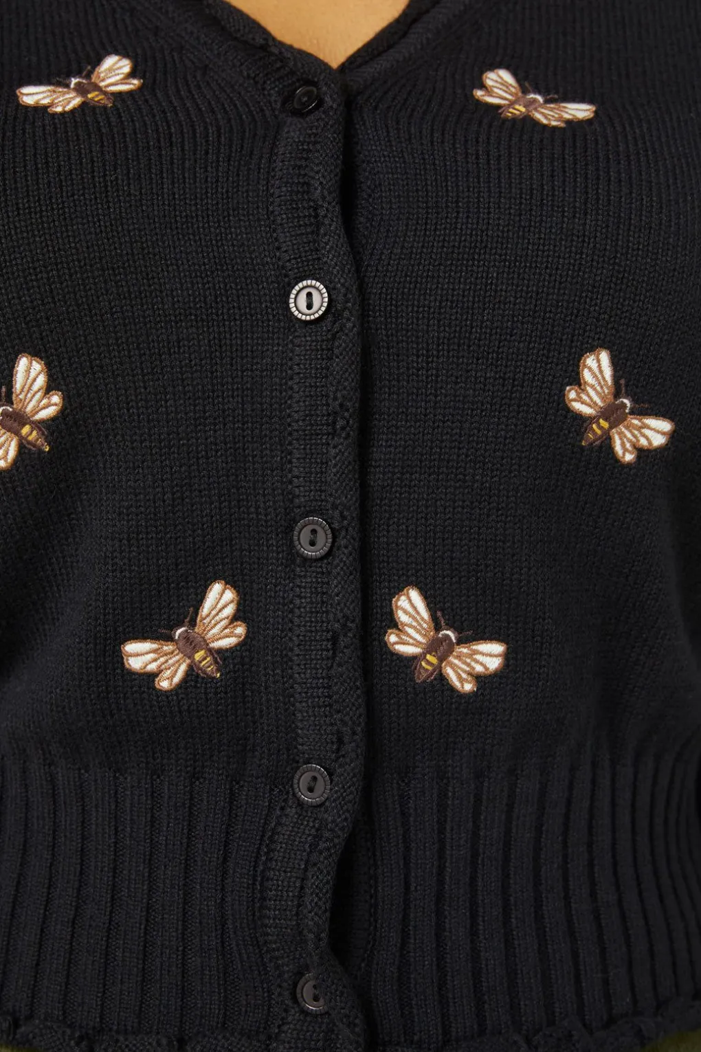 Nz Bee Emb Cardi