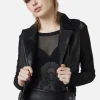 Ornate Metal Pu Vest
