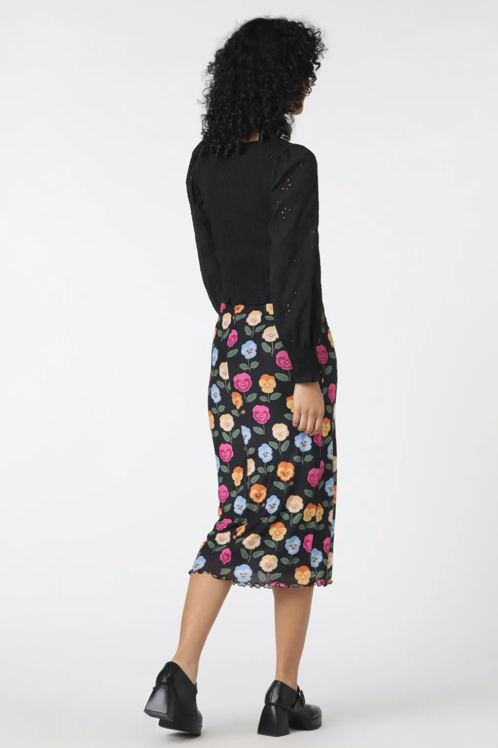 Pansy Mesh Skirt