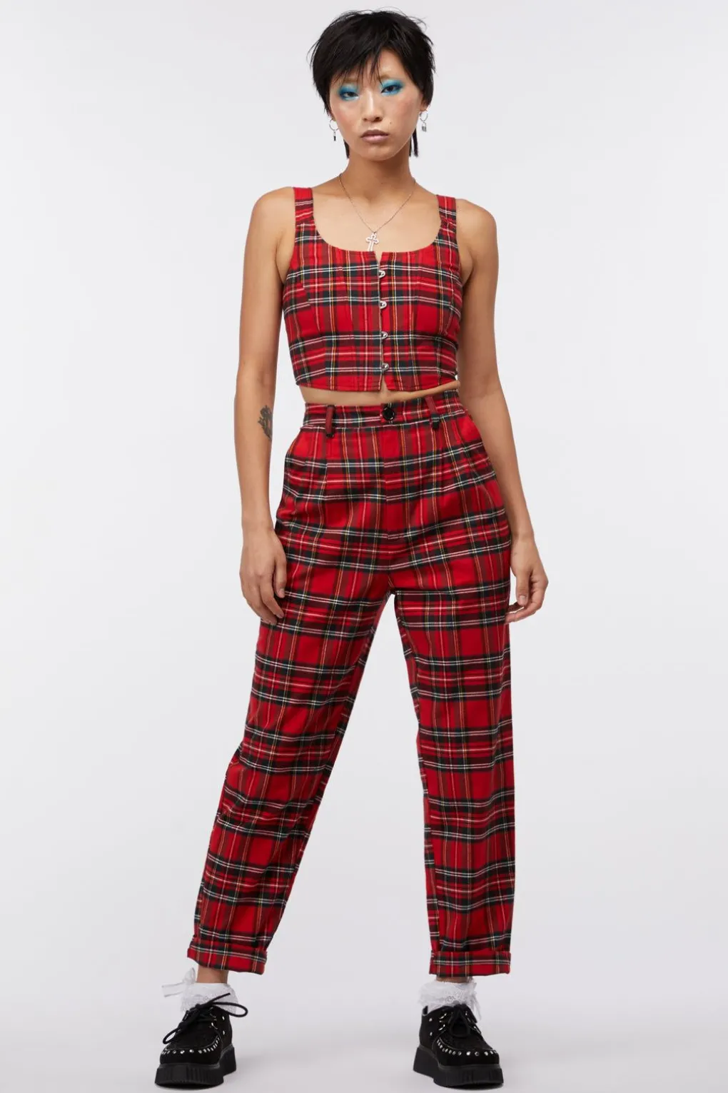 Party Time Tartan Corset