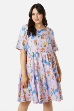 Peacock Mini Dress