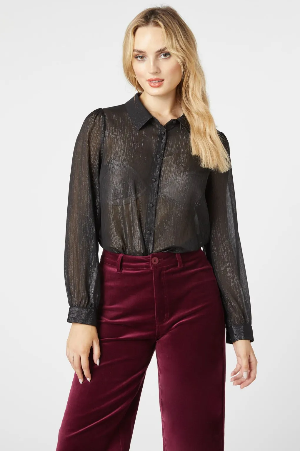 Pearl Glitter Blouse