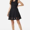 Petal Embroidered Dress