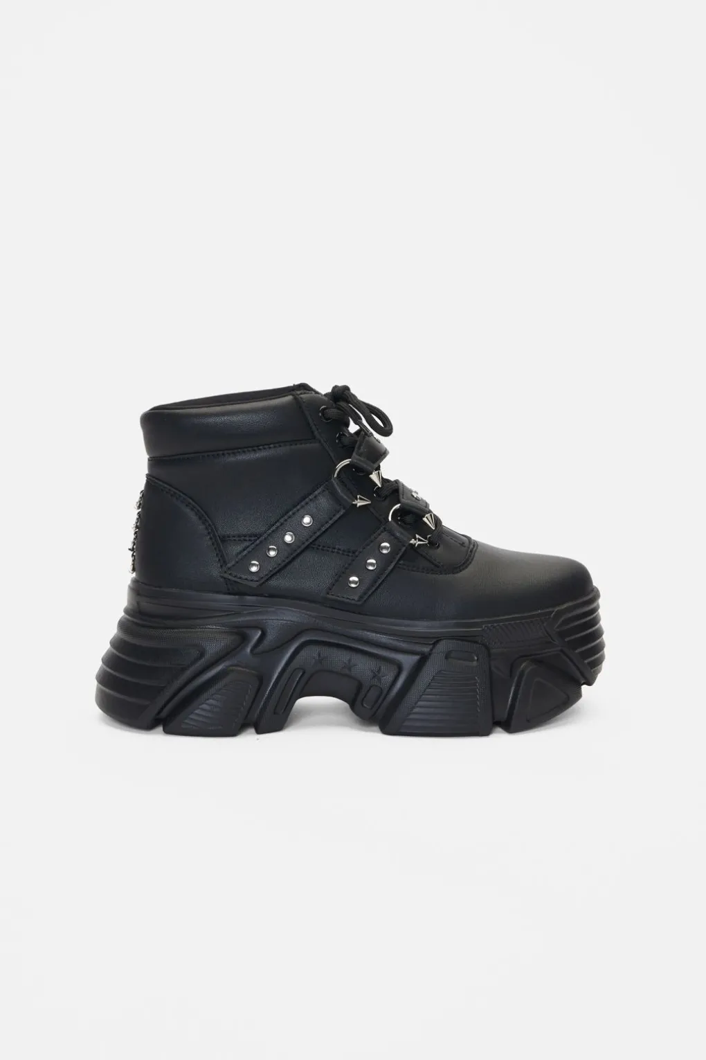 Pierced Platform Sneakers