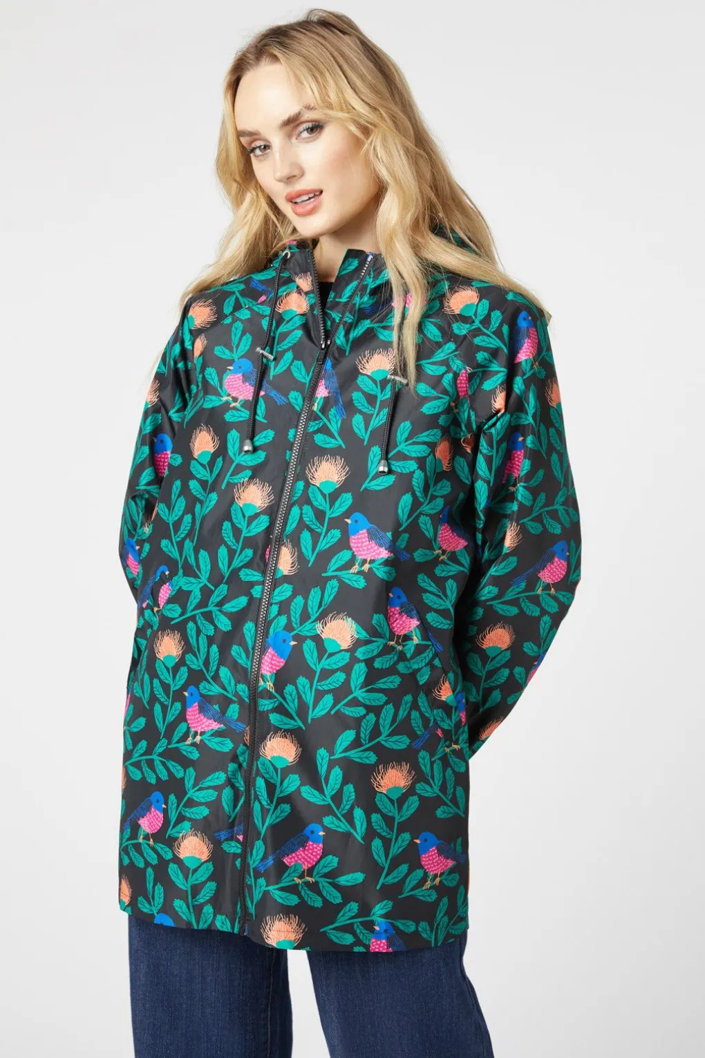 Pink Robin Raincoat