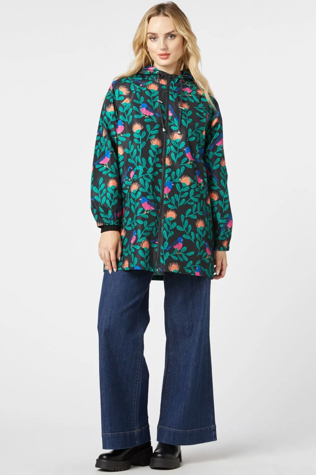 Pink Robin Raincoat