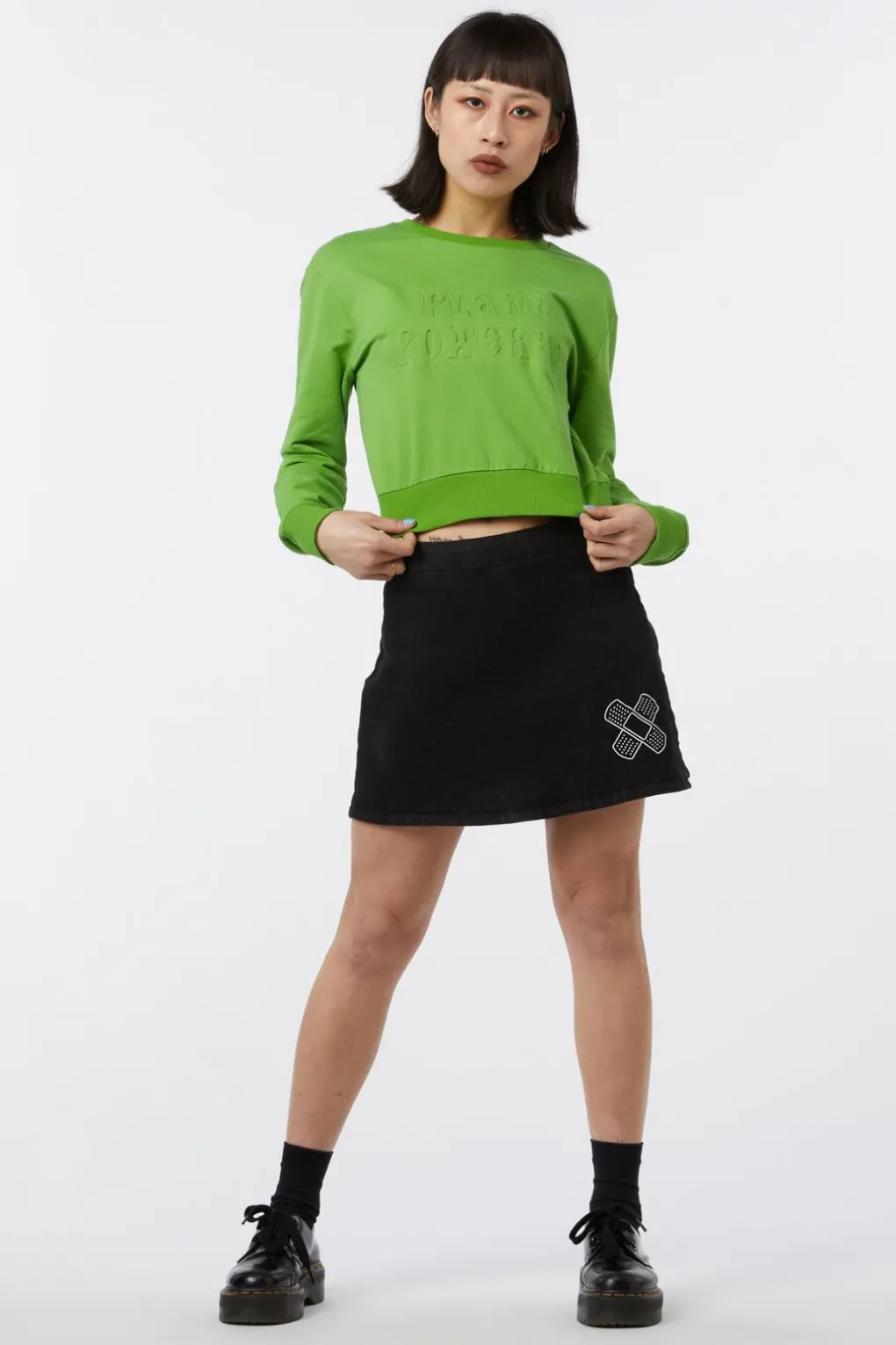 Plant Embossed Sweater