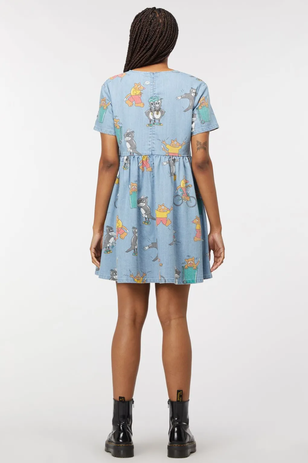 Possum Magpie Smock Dress