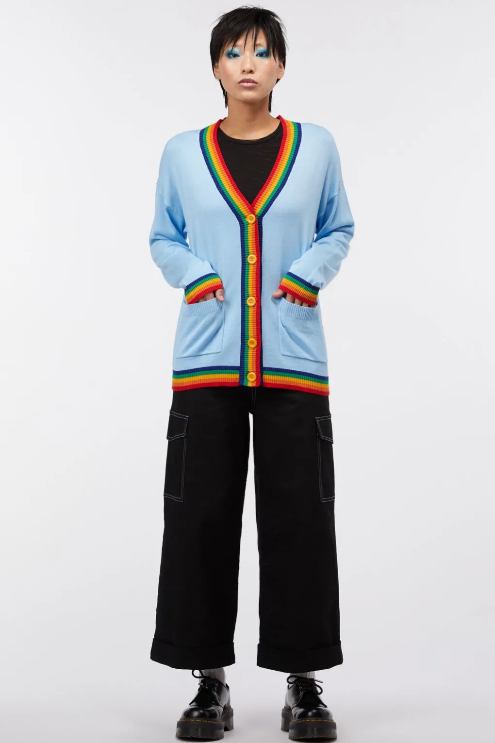 Rainbow Ringer Cardi