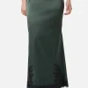 Remnants Satin Lace Skirt