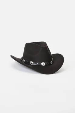 Rolled Brim Conch Hat