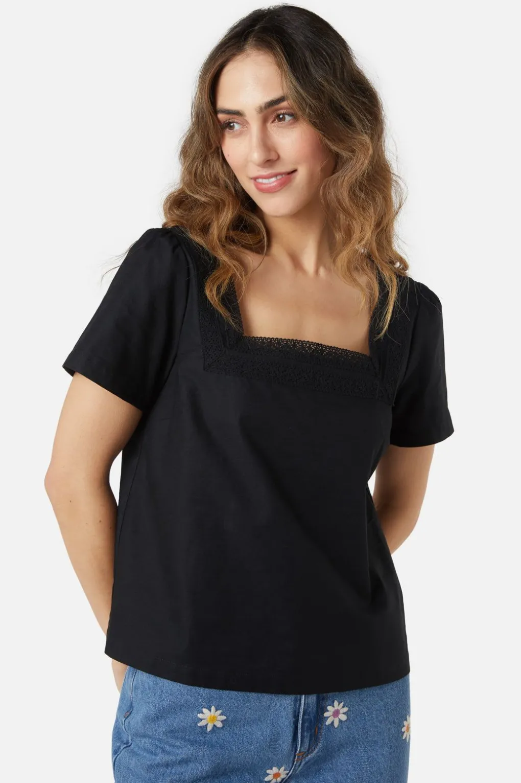 Rose Lace Top