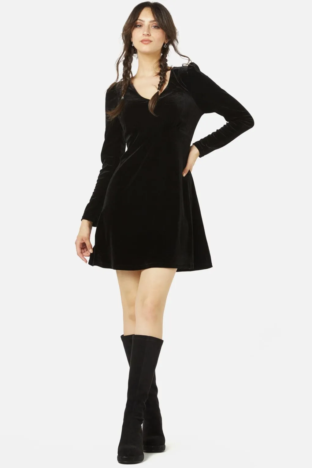 Roxy Velvet Mini Dress