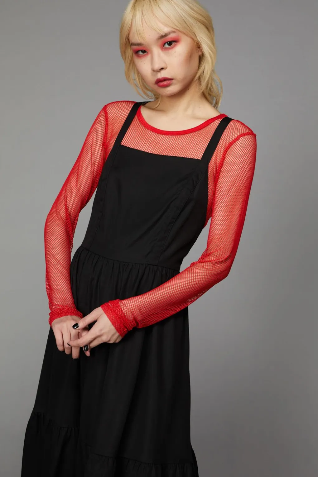 Ruffle Hem Pinafore