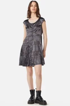 Ruined Mansion Satin Brocade Dress