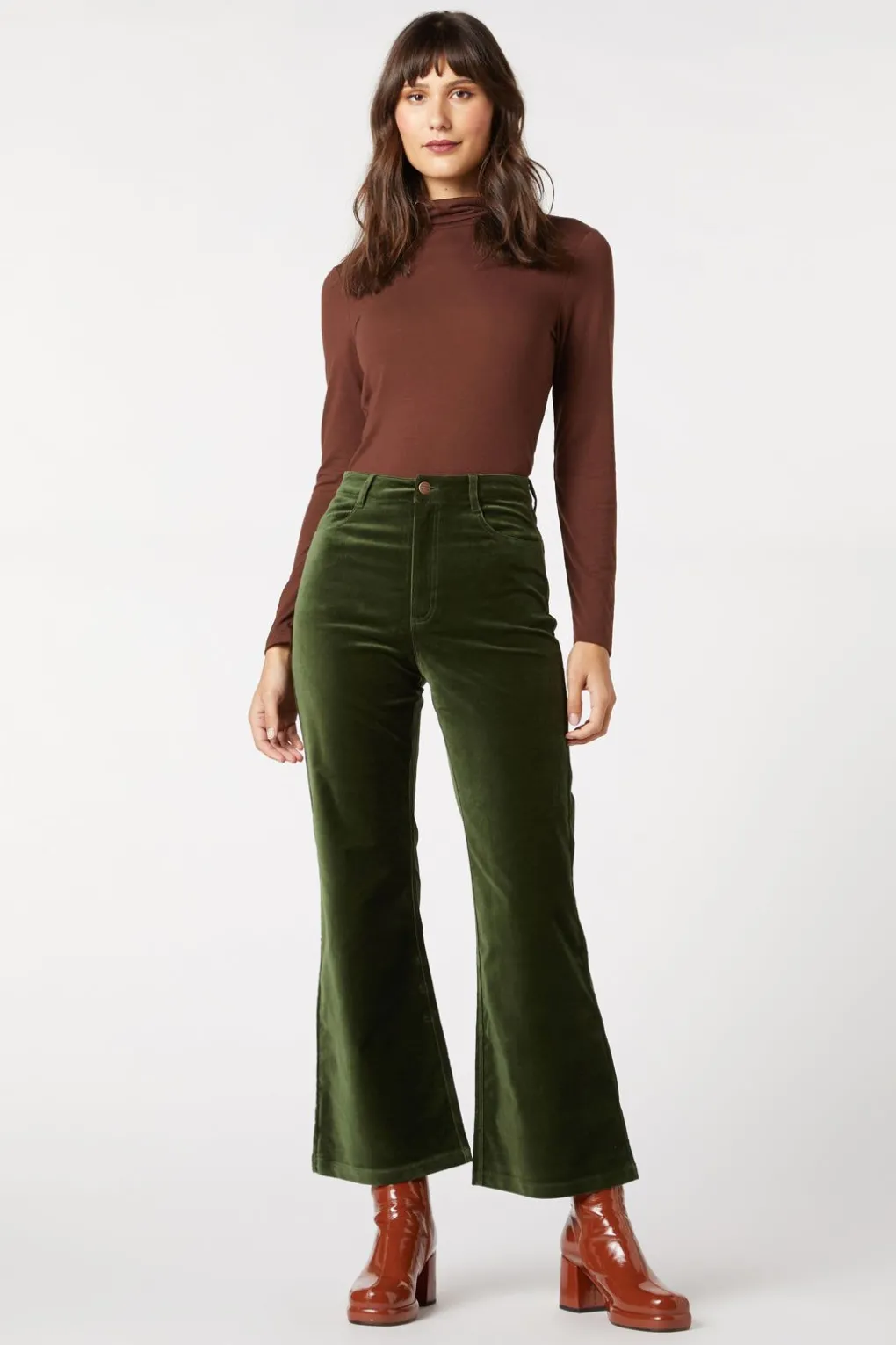 Sadie Velvet Flare Jean
