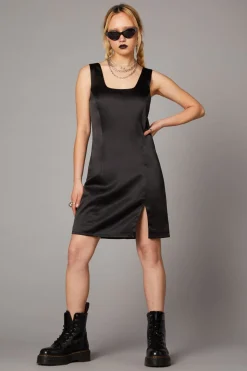 Satin Mini Dress