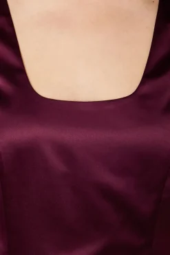 Satin Mini Dress