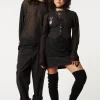 Sheer Basic Long Sleeve Top