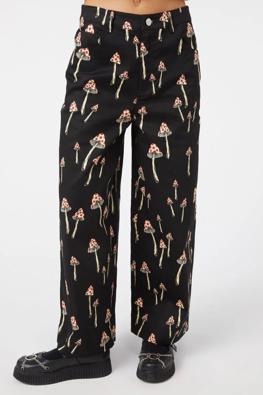 Shroom Cap Wide Leg Pants