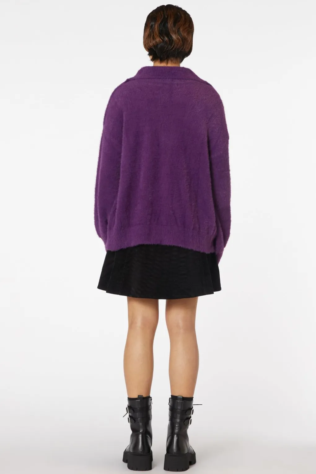 Sisters Collar Fluffy Cardi