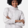 Space Dye Cable Boxy Knit