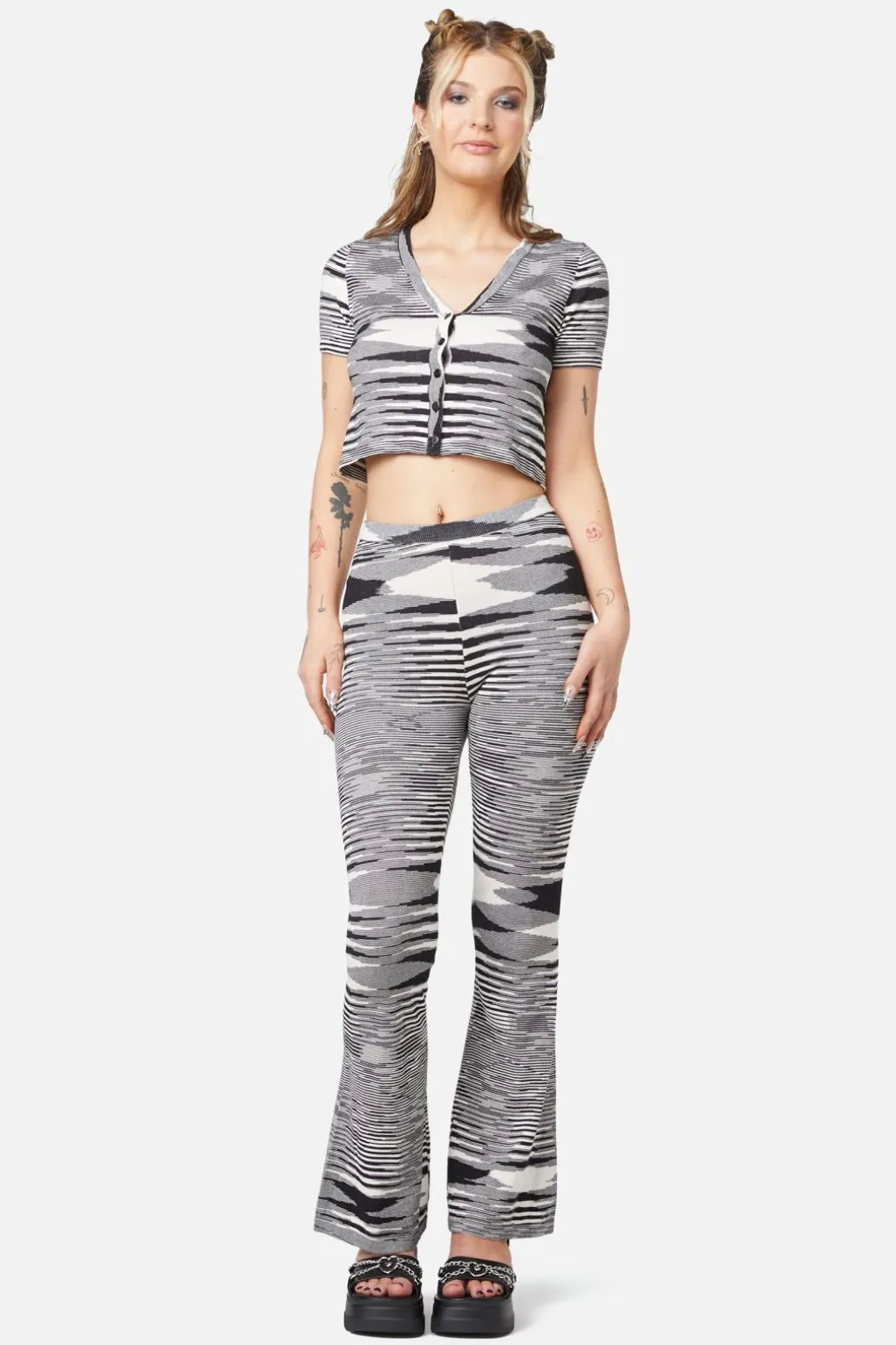 Space Dye Knit Pant