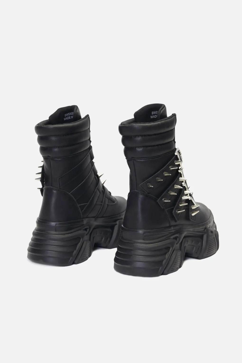 Spiked Sneaker Boots