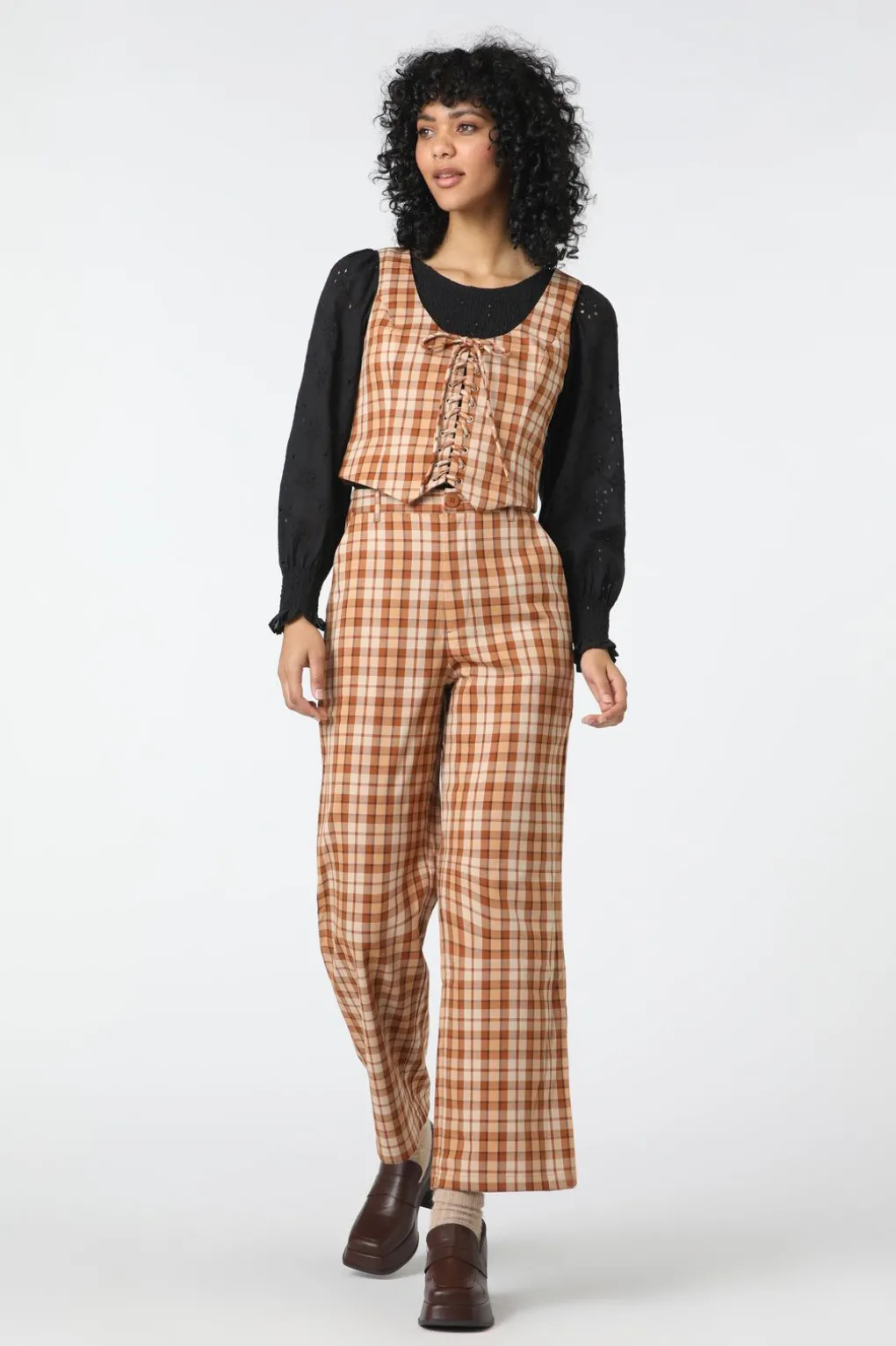 Stacey Check Vest