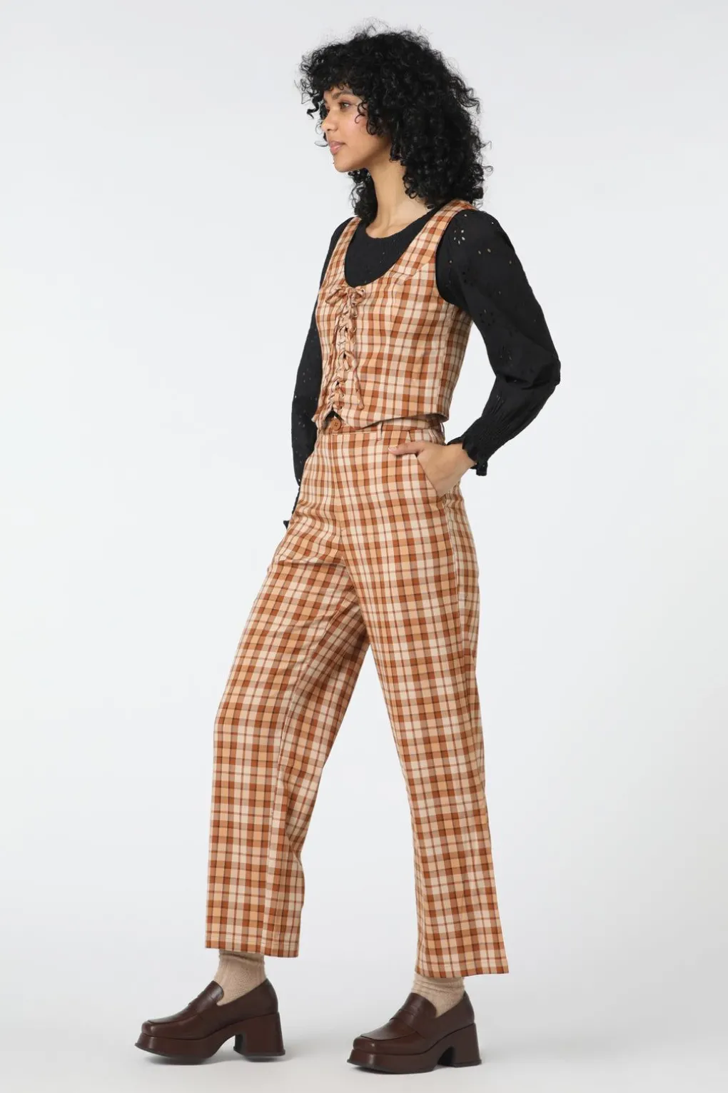 Stacey Check Vest