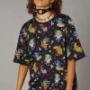 Surfing Creatures Over S Tee