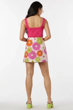 Susan Floral Mini Skirt