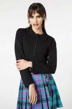 Tabby Collar Cardi