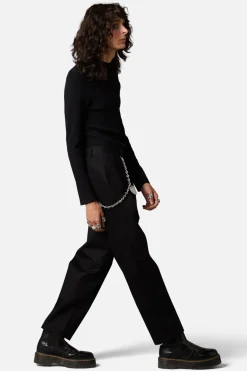 Tapered Denim Pants