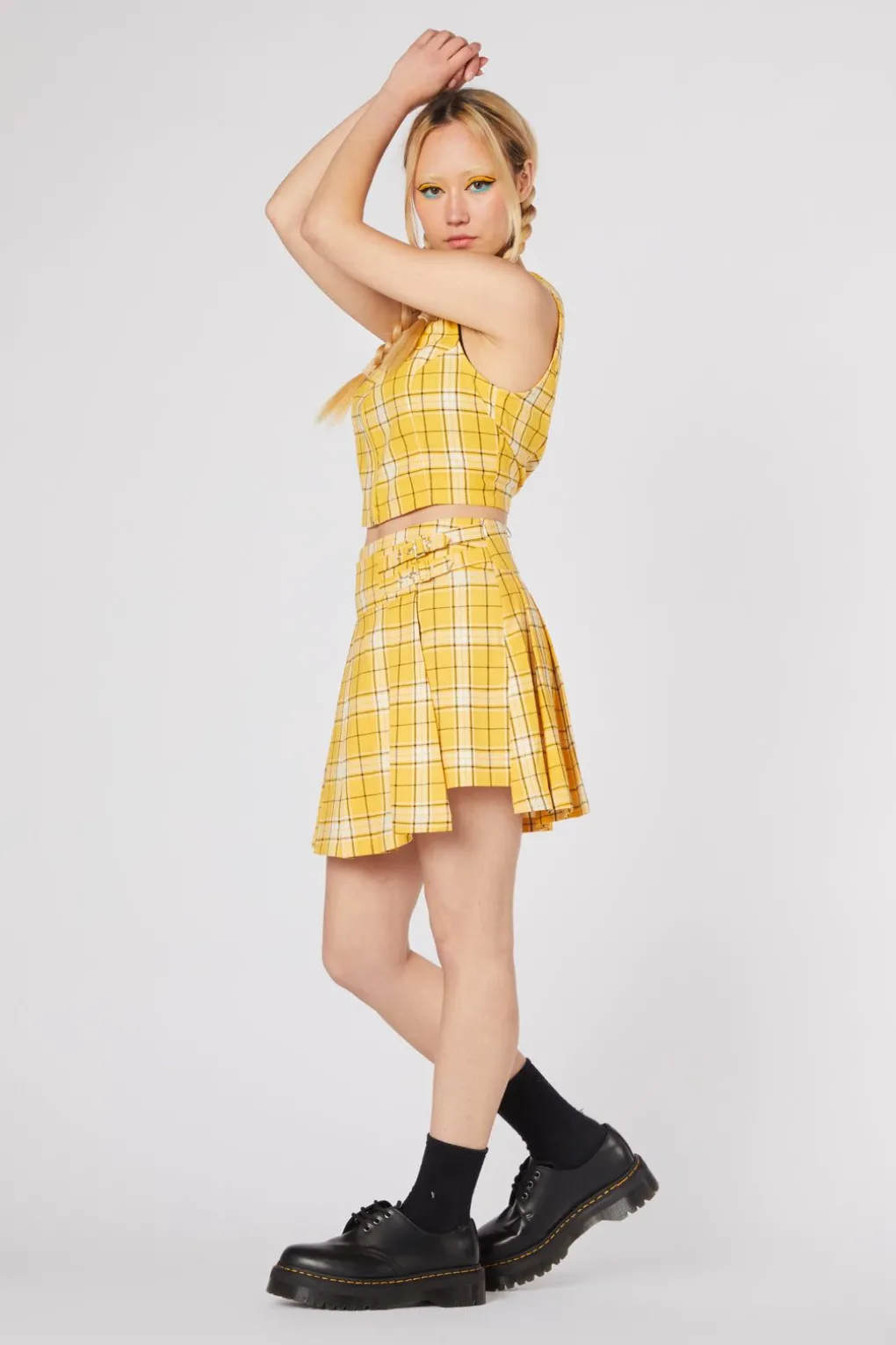 Tartan Mood Pleated Skort