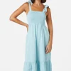 Tessa Check Midi Dress