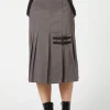 Time U0026 Date Pleated Skirt
