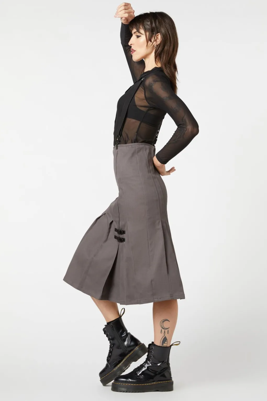 Time U0026 Date Pleated Skirt